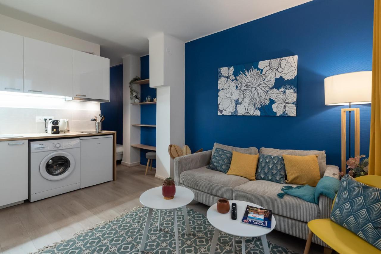 Studio Blue Confort , Proche Gare Part Dieu Apartment วีเลอร์บาน ภายนอก รูปภาพ